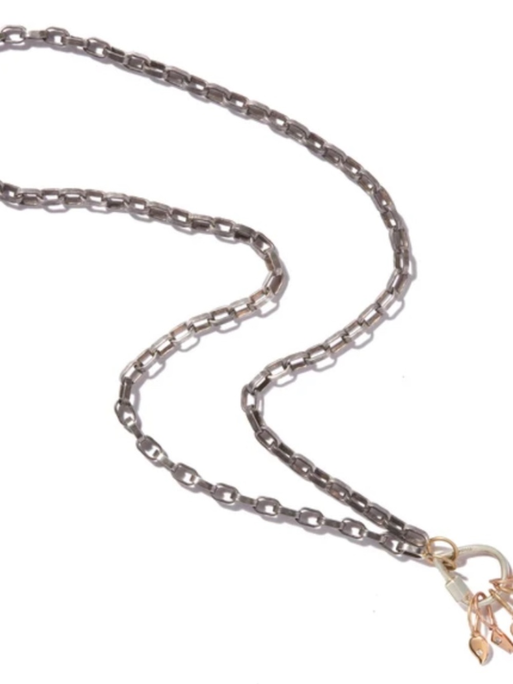 $530 Marla Aaron Biker Chain 24" (Sterling) - Picture 2 of 2